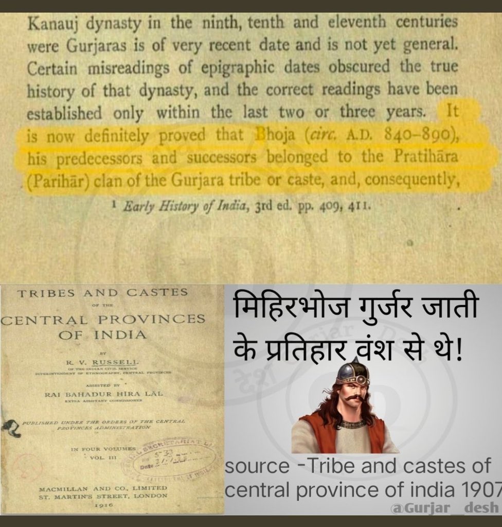 partap_nagar's tweet photo. In the words of Suleiman, an Arab chronicler, the Arab forces were scattered like hay by the hoofs of the horses of Gurjar King.
Arabs later constructed a new city in Sindh named Mansurah and abandoned all dreams of capturing India 

#GurjarSamratMihirBhoj https://t.co/EHtrHGdmee