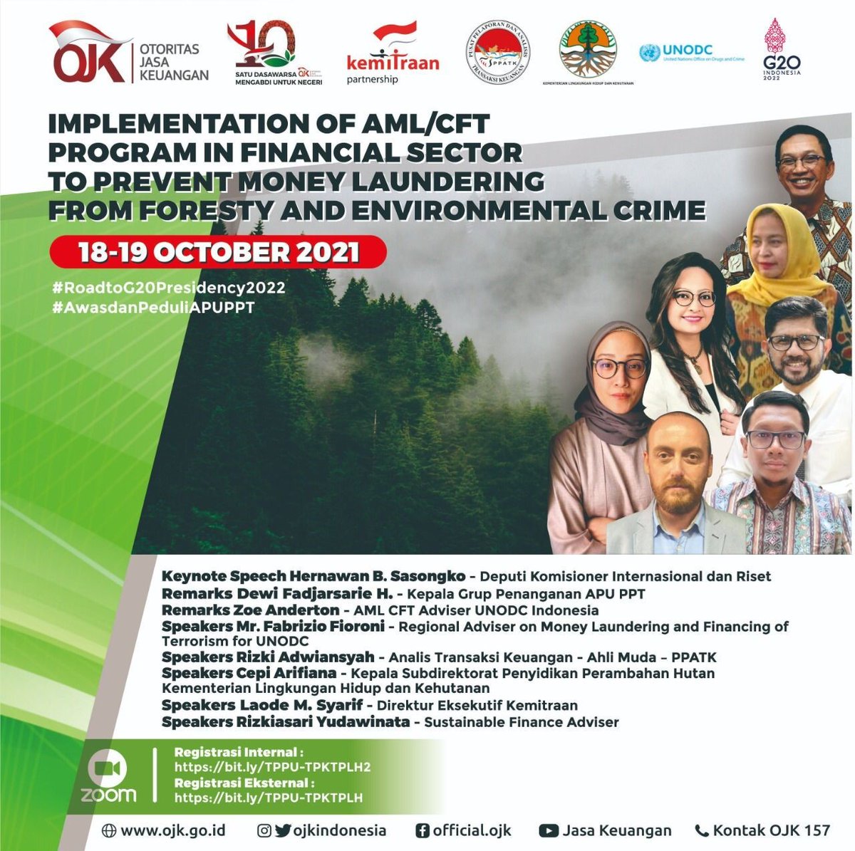 More than 1.8K participants, including #AML #CFT compliance officers from financial institutions in #Indonesia at the first day of <a href="/ojkindonesia/">OJK Indonesia</a> &amp; <a href="/UNODC/">UN Office on Drugs & Crime</a> training on implementation of AML/CFT Program in Financial Sector to Prevent #MoneyLaundering from #Environmental Crime