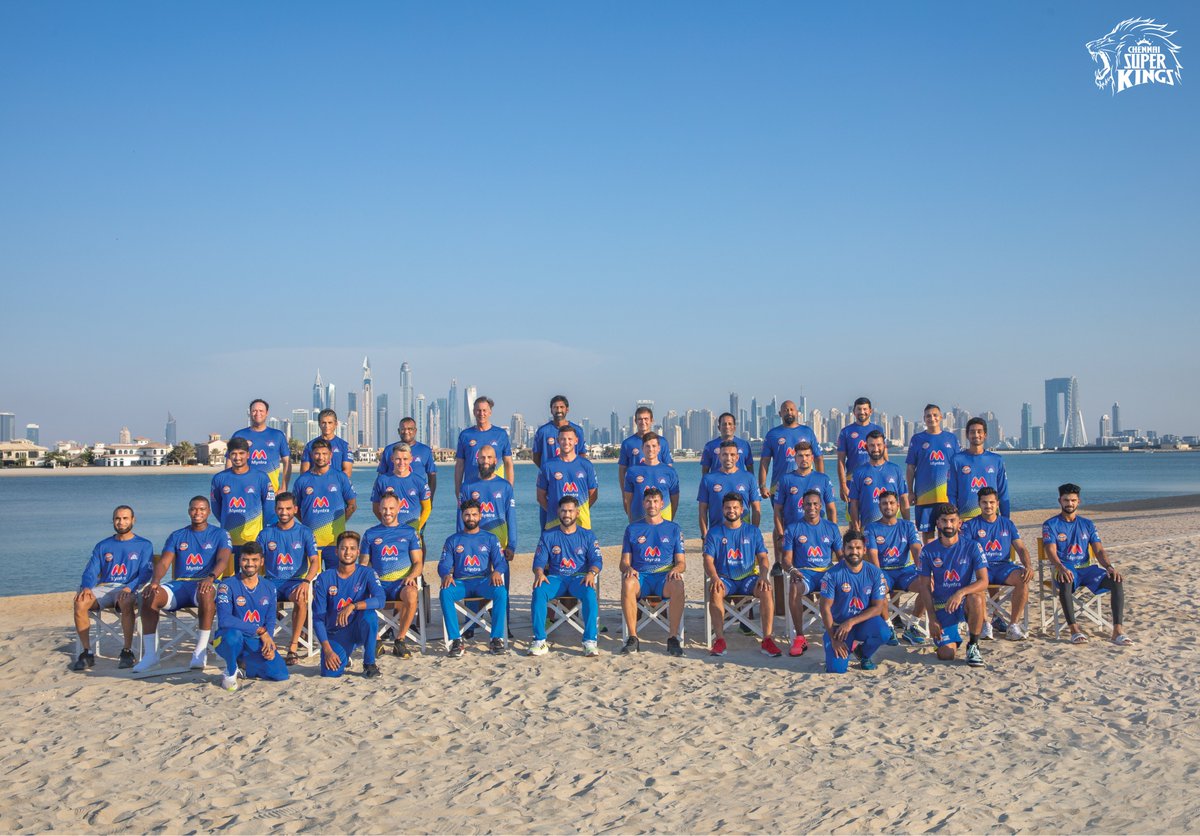 ChennaiIPL's tweet photo. The Super Pride of 2🦁21! 💛 

#WhistlePodu #Yellove https://t.co/XfslmTQwQq