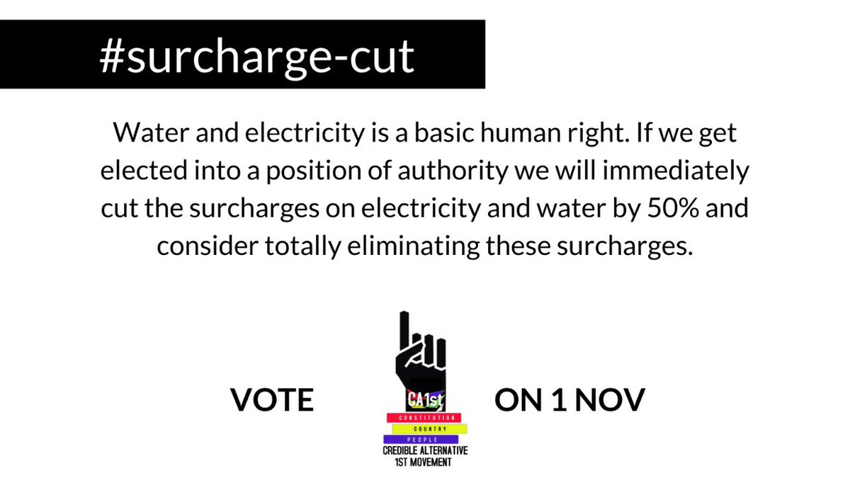 CA1st_SA's tweet photo. City of Cape Town water and electricity surcharges are simply unaffordable to poor and middle-class citizens #VoteCA1st #CredibleAlternative1st #CA1ST #CapetoniansDeserveBetter https://t.co/lEX3rDgMCC