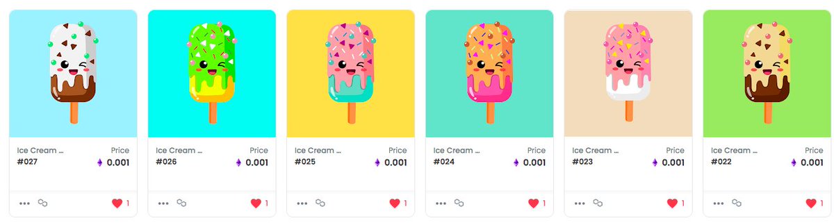 What can we say? 
We LOOOOOVEE Ice Cream Pop!! 
😍🥰 🥳🎉
#NFT #Icecreampop #opensea #PolygonNFT #NFTart #matic #eth #NFTdrop