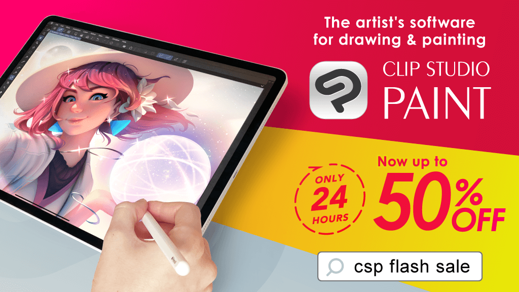 CLIP STUDIO PAINT on Twitter "24hour Clip Studio Paint Sale up to