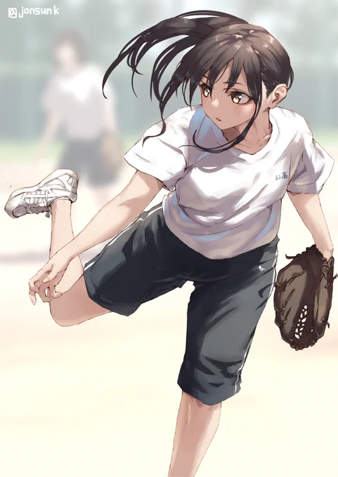 守備職人系女子 