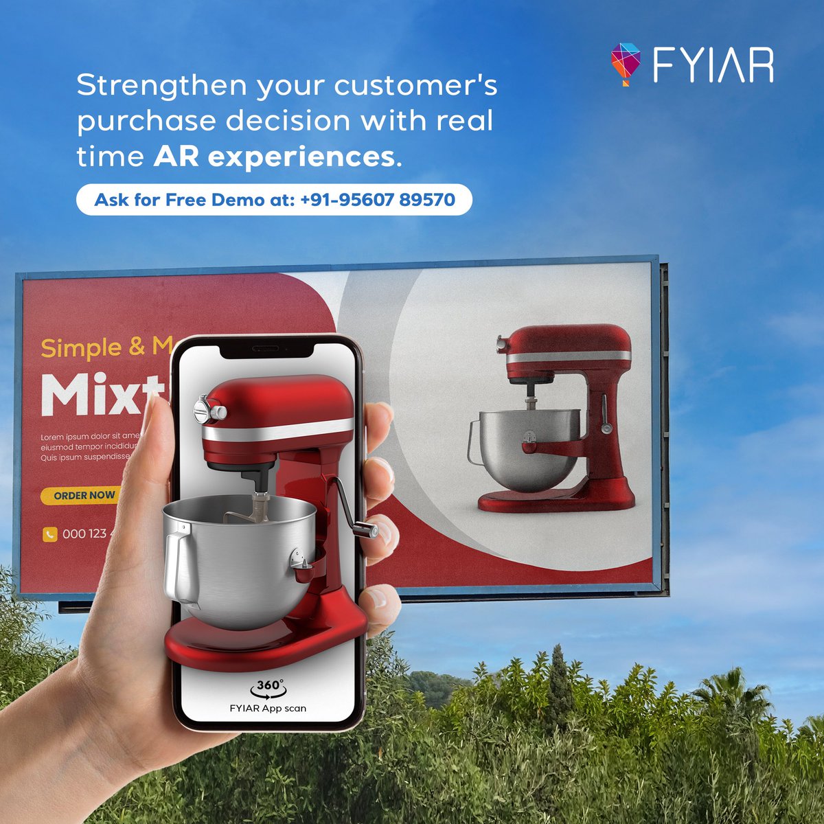 Fyiarapp's tweet photo. When in doubt, scan it out!

No matter what the confusion customer has, with AR the purchase decision gets faster and effective.

DM us for a FREE demo! 

#AR #VR #augmentedreality #virtualreality  #artificialintelligence 
#augmentedrealityapp
#fyiarapp #futurern #WebAR https://t.co/uoDCFGBaMH