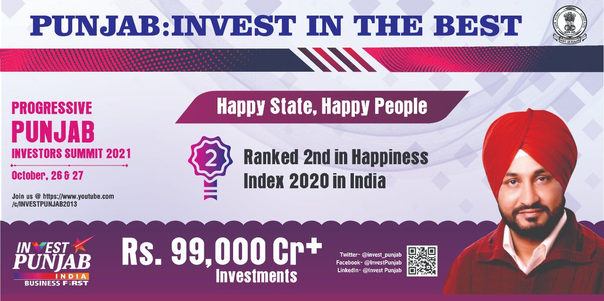 Punjab is the land of happy and enterprising people. The state commands a high lifestyle quotient and thus a thriving retail culture. Another big factor contributing to the growth of trade and industry!