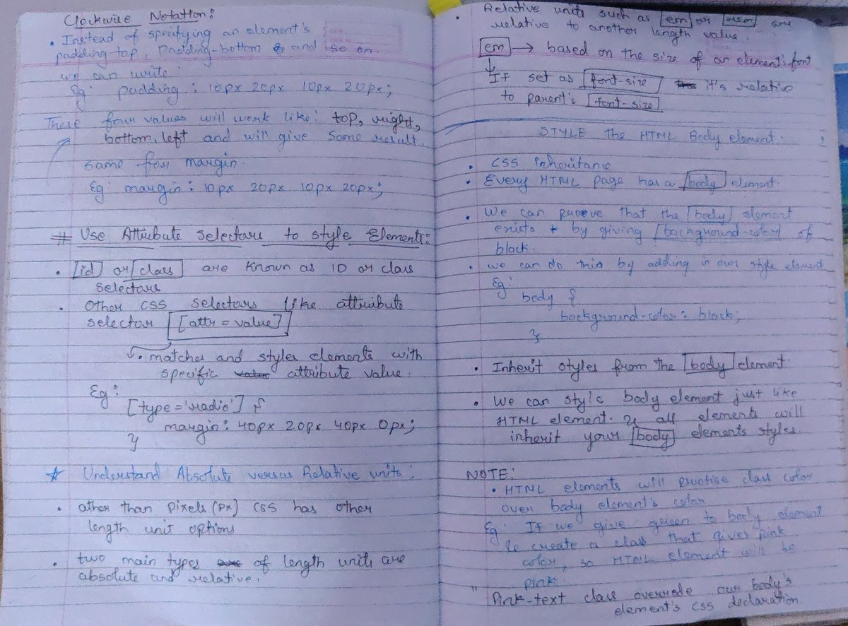 Shristy_29's tweet image. Day 5 of #100DaysOfCode 
Today's topic:
✅ HTML styling
✅ Padding and Margin
✅ CSS inheritance
✅ Override styles in subsequent CSS