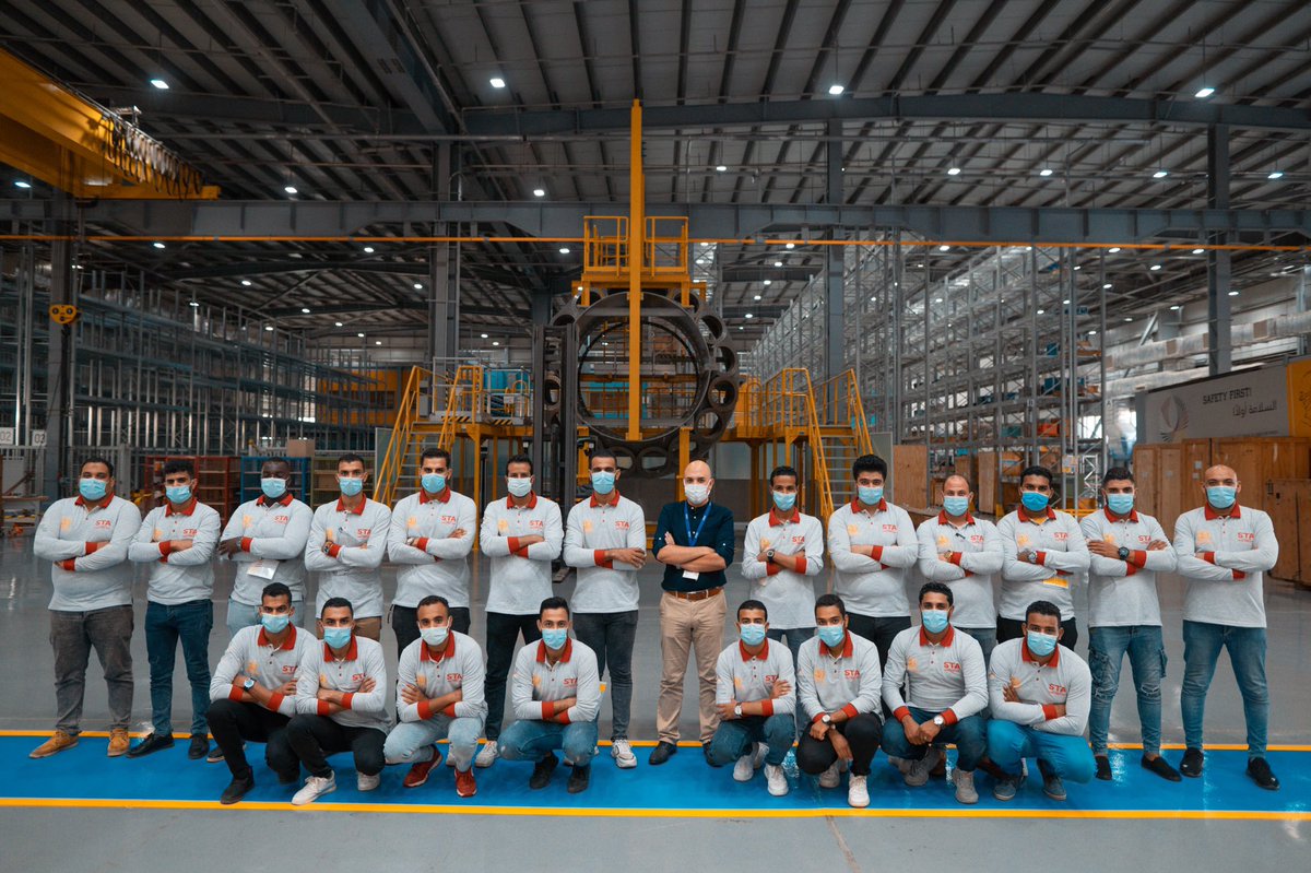 EGTAcademy's tweet photo. Along with the first batch, we kicked off our “Training for Employment” program, in cooperation with Elsewedy Technical Academy - STA - اكاديمية السويدي and sponsorship of @SawirisFSD
@giz_gmbh – @Siemens_Energy in Egypt
#CompetentForTheFuture
#EGTAcademy https://t.co/05IuO3n4Rh