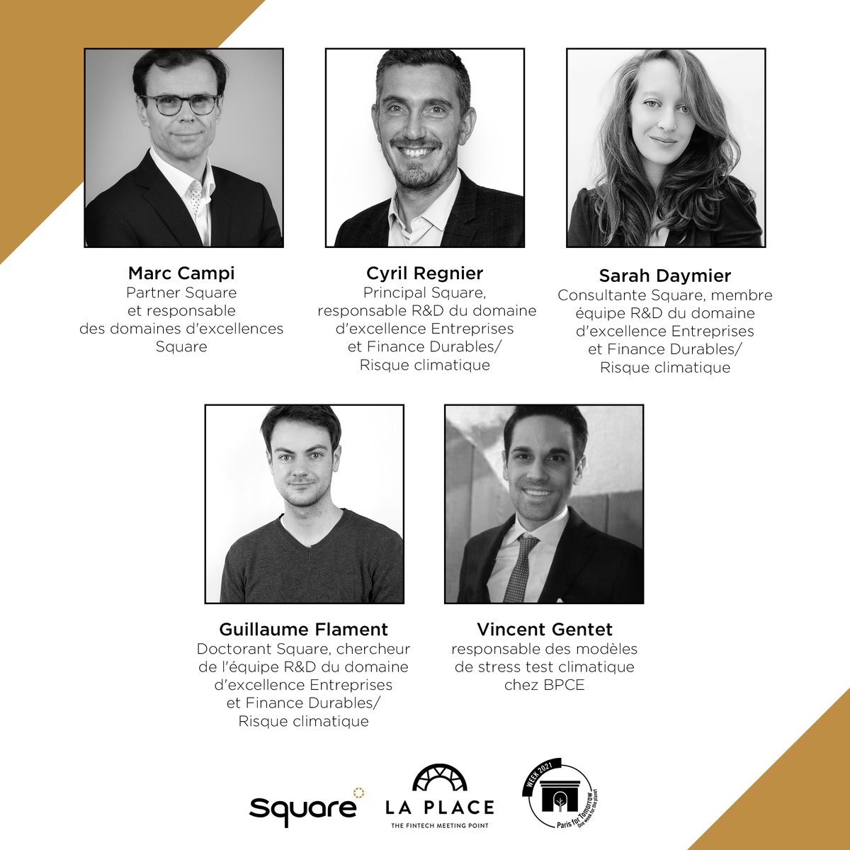 RDV demain à 9h30 pour le #webinar « La #transition climatique dans le système #financier, éclairage sur les enjeux données et modèles. » organisé par 
<a href="/SQUARE_managem/">SQUARE Management</a> et <a href="/LaPlaceFintech/">La Place Fintech | DeFi</a>. 
Inscriptions : lnkd.in/dKrM_STU #conseil #squareresearchcenter