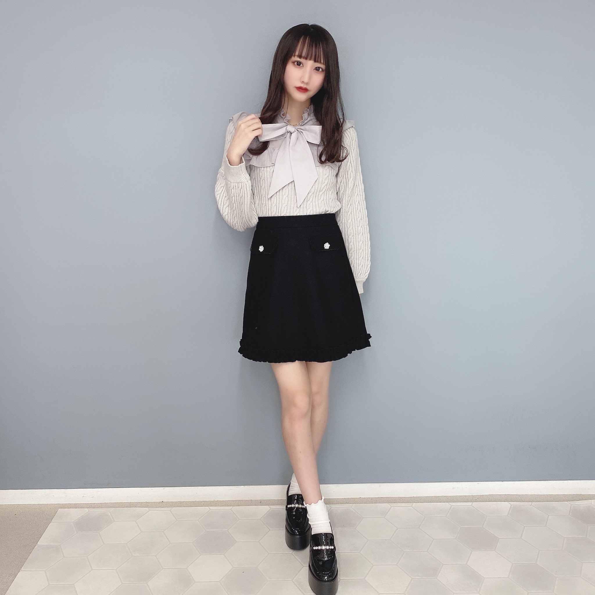 evelyn シフォンリボンニットLS｜Yahoo!フリマ（旧PayPayフリマ）