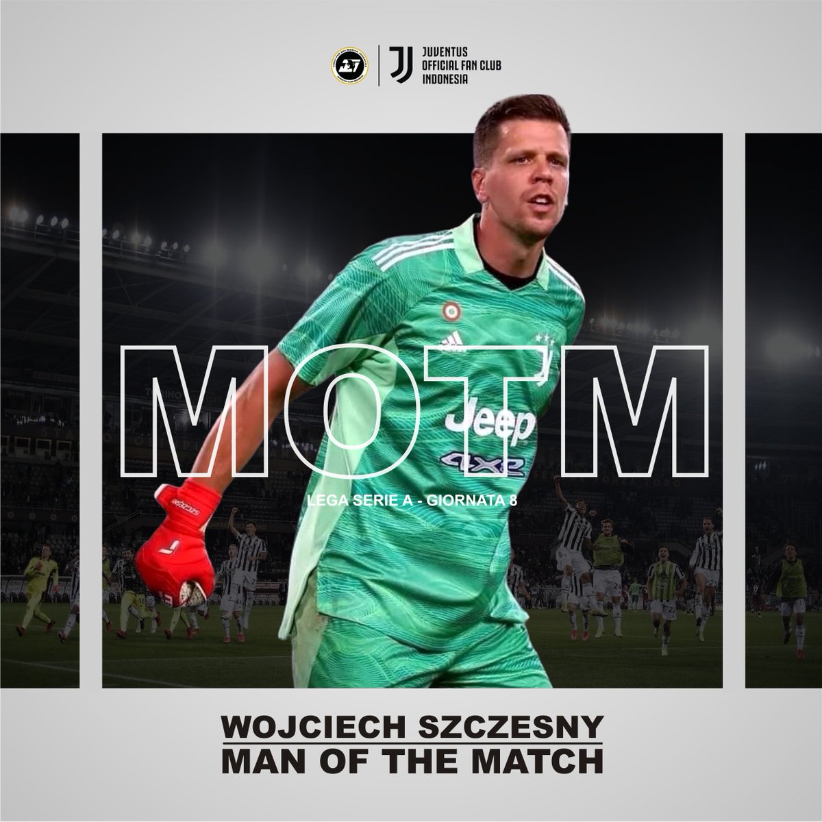 Man of the Match #JuveRoma: Wojciech Szczesny

Performa apiknya semalam menjadikannya salah satu pemain dengan rating tertinggi. WhoScored memberi rating 7.68. 

Sepakat? 

Selain Tek, MDS juga patut diberi apresiasi atas penampilan solidnya semalam.