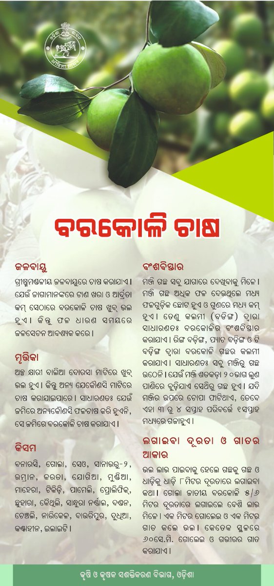 କୃଷି ବିଭାଗ, ଓଡ଼ିଶା tweet media