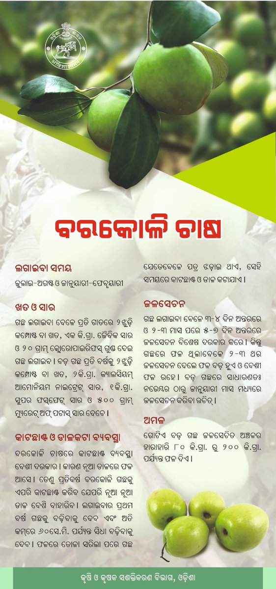 କୃଷି ବିଭାଗ, ଓଡ଼ିଶା tweet media