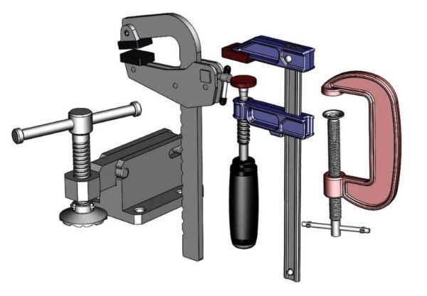 струбцины быстрозажимные 1500 мм. струбцина квц900. клещи силовые-струбцина 17469. ремонт струбцины. 089).
