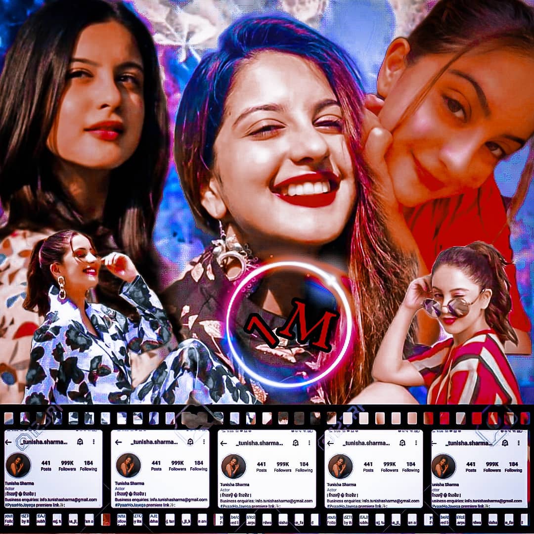 sumayya4795's tweet photo. Happy 1 million tunisha di 👏👏 many more to come 
.
.

#1MILLION #tunishasharma #internetwalalove #iwl #twitter https://t.co/jfb5DvC2eZ