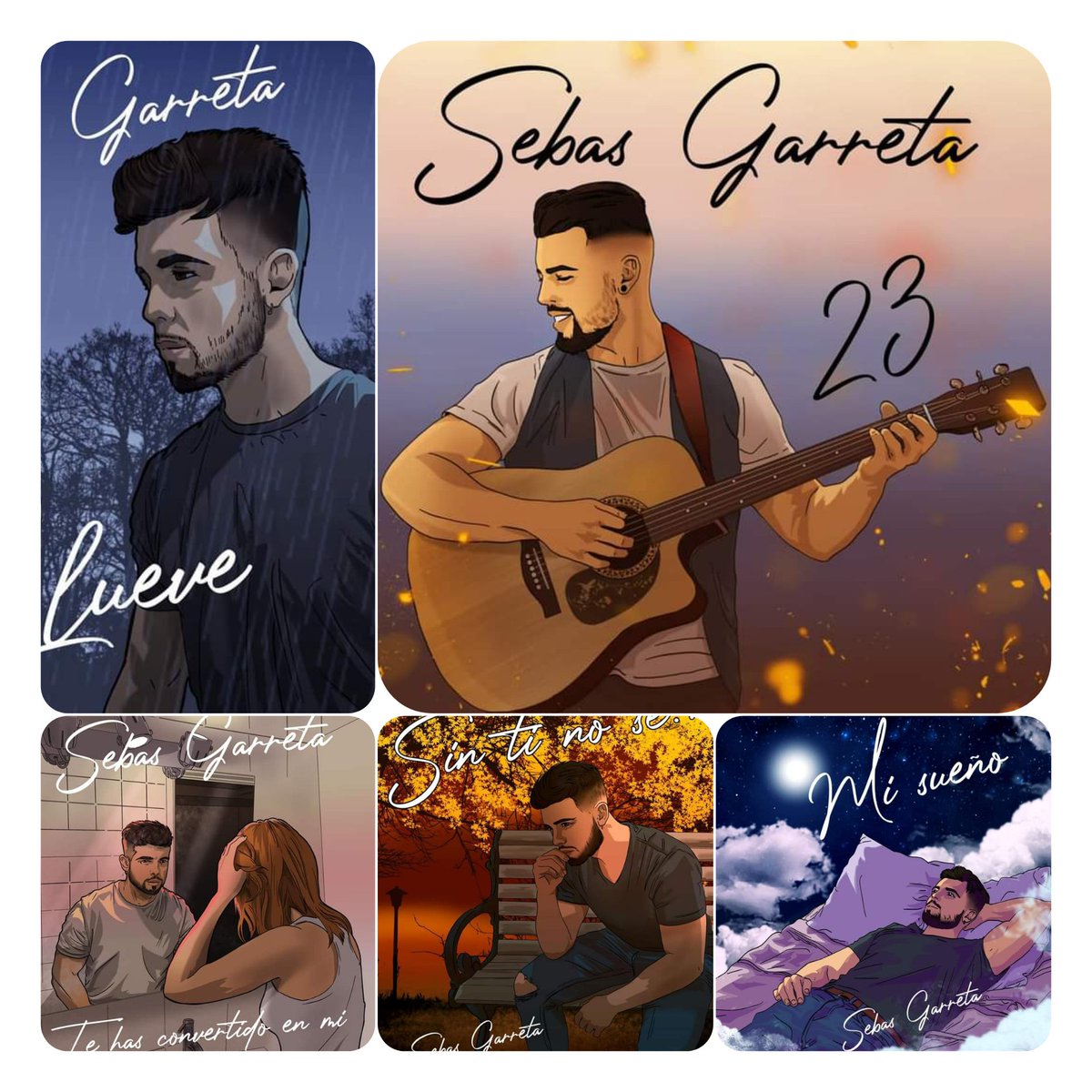 AloaMilena's tweet photo. * 23 * ... Primer EP de @SebasGarreta ..
Contiene 4 canciones...
#Llueve
#TeHasConvertidoEnMi
#SinTiNoSé
#MiSueño
Puedes escucharlos
(¡¡y lo recomiendo !!)
en @YouTube ‼️❤‼️❤
Dibujo @Michaelldraws ‼️ https://t.co/TSpFXmPNFQ