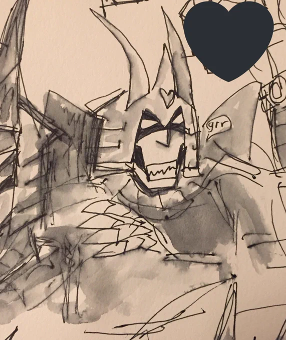 i havent drawn him in forever. cyclonus my silly rabbit my emo purple guy. air plane 