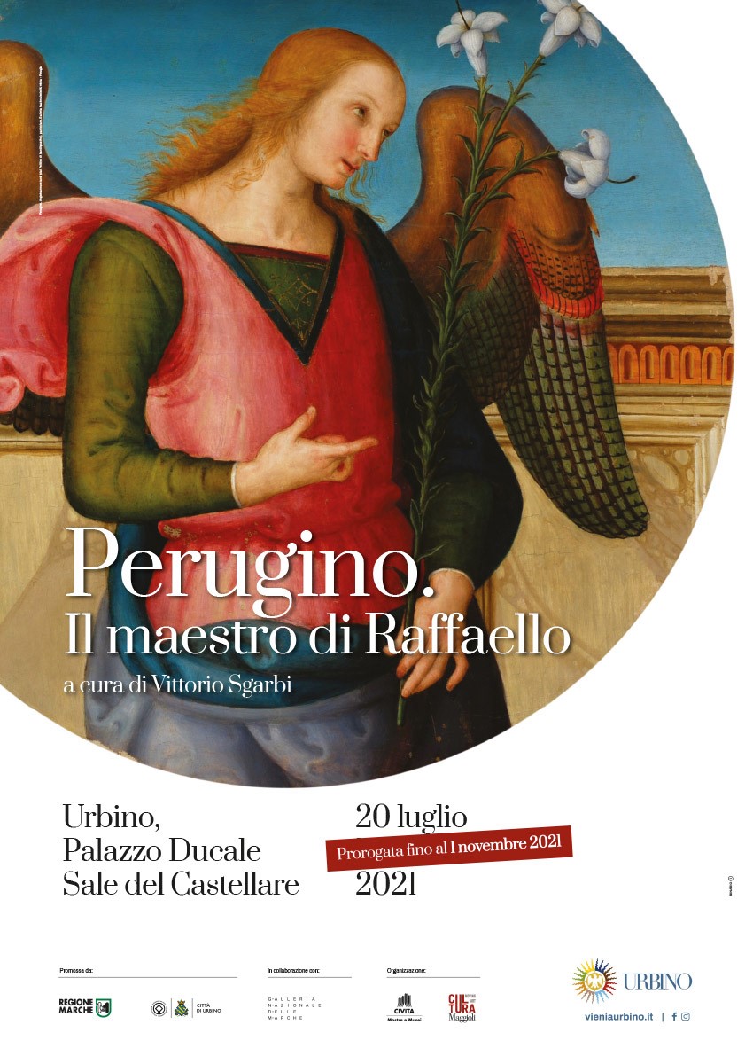 Grande successo di pubblico per la mostra “Perugino. Il maestro di Raffaello”  Per questo motivo il <a href="/Comune_Urbino/">Città di Urbino</a> , con Civita Mostre e Musei e Maggioli Cultura, hanno deciso di prorogare l’apertura sino al 1 novembre 2021.