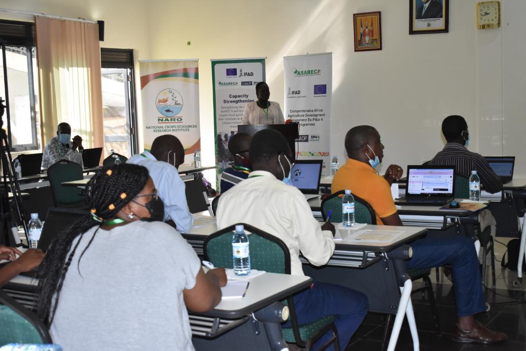 NARO_NaCRRI's tweet photo. Happening now: @ASARECA benchmarking exercise. Scientists from Eastern and Central Africa are visiting a number of @narouganda institutes to learn about the various agricultural technologies. https://t.co/5l7z6We8wS