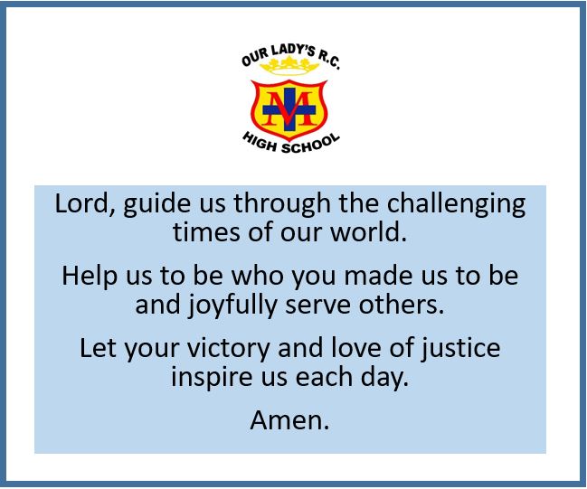 A prayer to start another new week and the half term break.