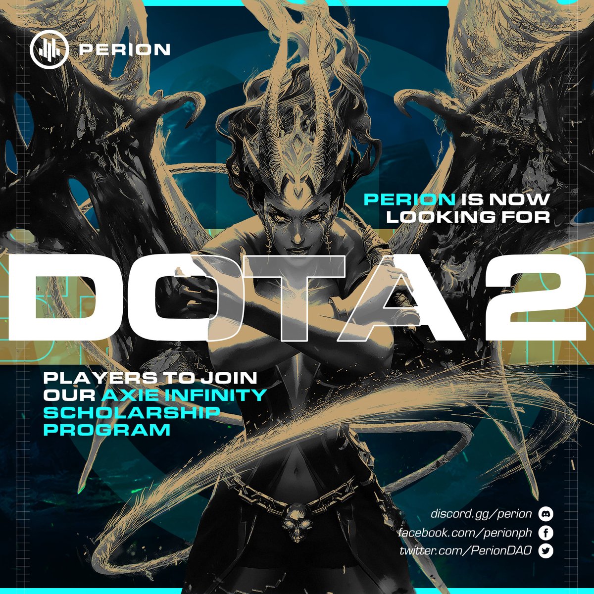 xpgg_win's tweet photo. We are looking for DOTA2 players for our @AxieInfinity Scholarship Program! 

To Join:

1. Follow us @PerionDAO 
2. Join our discord so we can find you easily. Follow all the instructions to access our server. 
https://t.co/NhxwOPa1Bi
3. Fill out this form
https://t.co/qTmNa1l9c4 https://t.co/ZUf5AeeGSC
