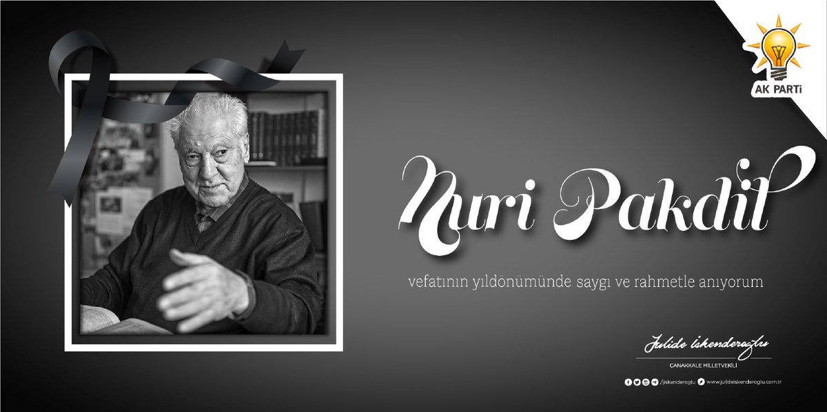 “Kuşkusuz en etkili ve evrensel silah kelimedir. Okumadığın gün karanlıktasın.”

Vefatının yıldönümünde yazar, düşünür #NuriPAKDİL'i rahmetle anıyorum.