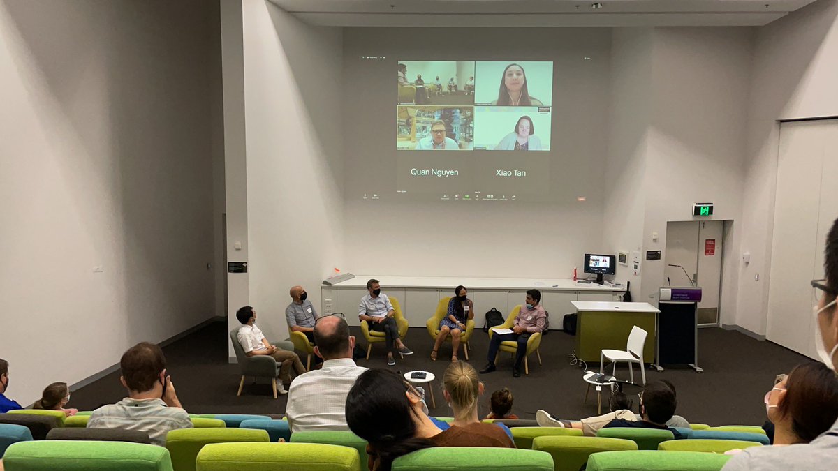 Very first in-person meeting since 2020! Interesting thoughts and advice on current single-cell field, but also what we can do more in the next 5 years! Looking forward to tomorrow talks! #OzSingleCell #realpeople