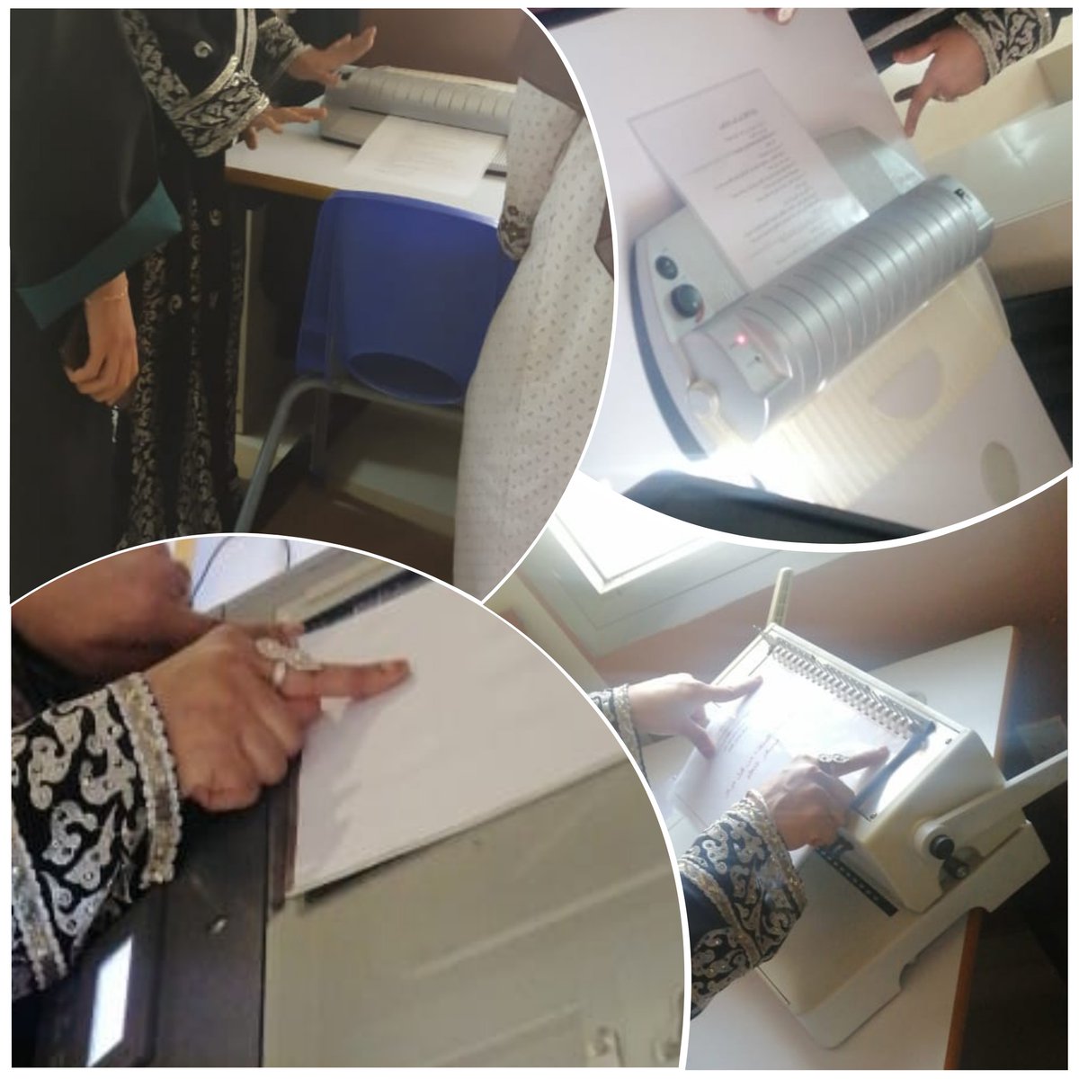 مشغل للمعلمات الجدد عن كيفية استخدام أجهزة مركز مصادر التعلم واستغلالهن في العملية التعليمية.