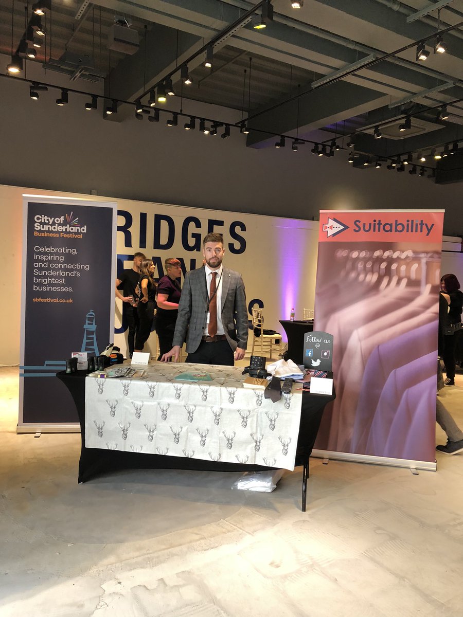 dtate_2002's tweet photo. Our @suit_ability stand is all setup ready for the @SunderlandBP at the @BridgesSund.

Come and have a chat with us and @SmartWorksNCL to find out more on how we support North East men and women to look and feel confident when attending their interviews interviews. 

#interview https://t.co/ObET5tovnq