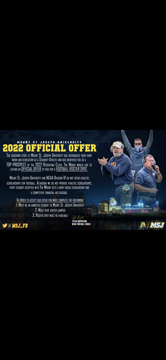 kingzay2004's tweet photo. #AGTG Blessed to receive an offer from Mount Saint Joseph!!! #relentless22 https://t.co/pfsTdwJtDE