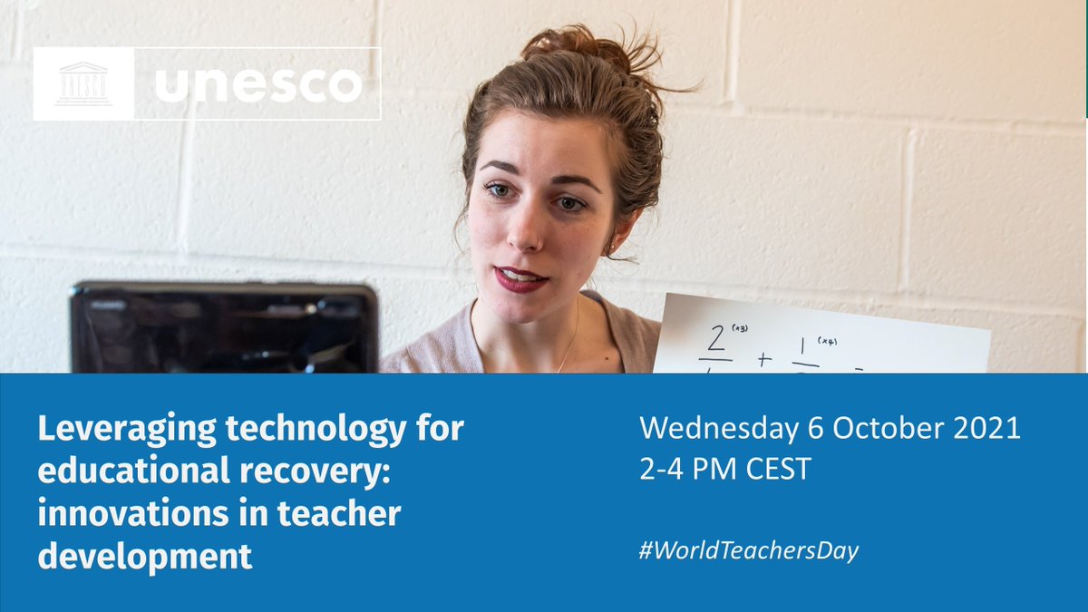 ProFuturo_'s tweet photo. 🗣️Leticia de Rato, Responsable de Alianzas Globales de ProFuturo, participará hoy a las 14:00 H (CET) en el evento de la @UNESCO en el marco del #DíaMundialDeLosDocentes 

📍Registro: https://t.co/8yphyPRXrZ

@fundacionTef @FundlaCaixa 
#EducarTransforma #WorldTeachersDay https://t.co/JTiuUu3MBb