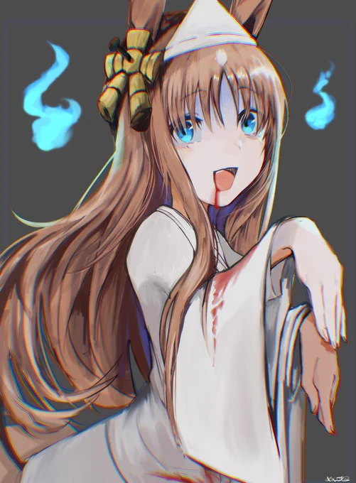 うらめしや〜…
#ウマ娘
#グラスワンダー 