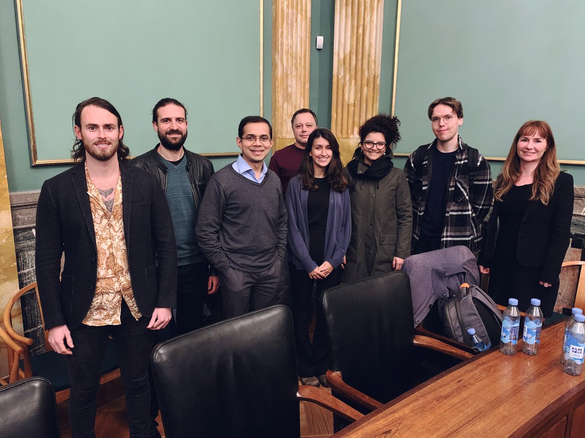 Part of the Lundgaard Lab team after the culmination of the 2021 Glymphatic Workshop 🧬

Fantastic to meet up with colleagues from around the world (in person🙊) to see how the field has progressed and where it is headed.

<a href="/Iben_Lundgaard/">Lundgaard Lab</a> <a href="/martarrv/">Marta Ramos</a>
<a href="/KritsilisM/">Marios Kritsilis</a> <a href="/NageshCShanbhag/">Nagesh Shanbhag</a>