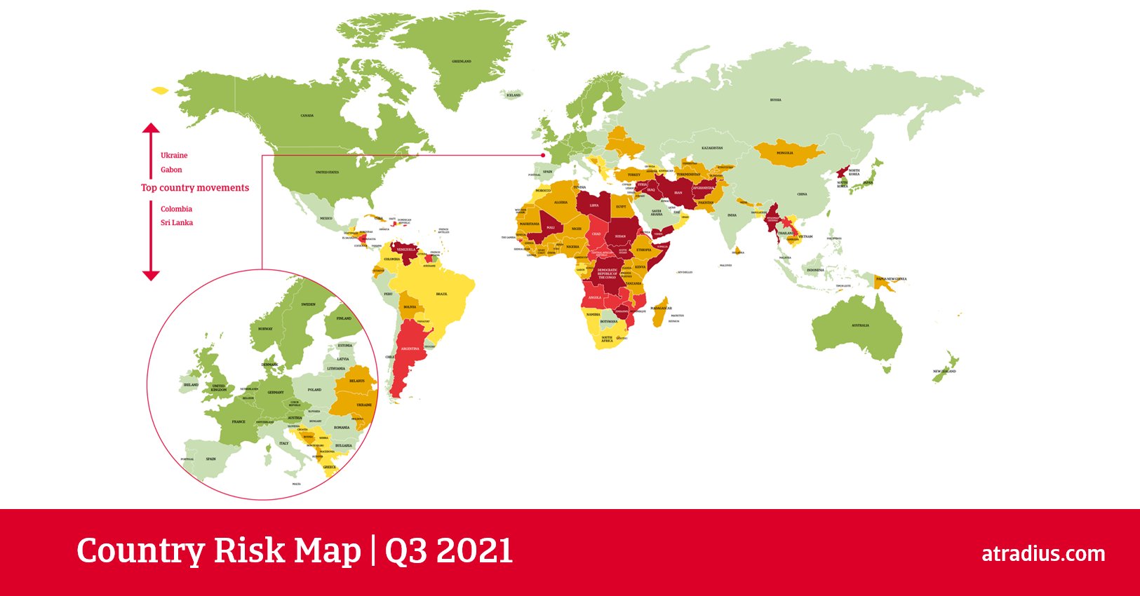 Political Risk Map 2019 Atradius On Twitter: "Country Risk Map Update: For The First Time Since Q4  2019, The Changes In Country Risk Reflect Progress In The Recovery From The  Pandemic Https://T.co/Fwz0Djwbgf #Countryrisk #Business #Politicalrisk  #Economicrisk