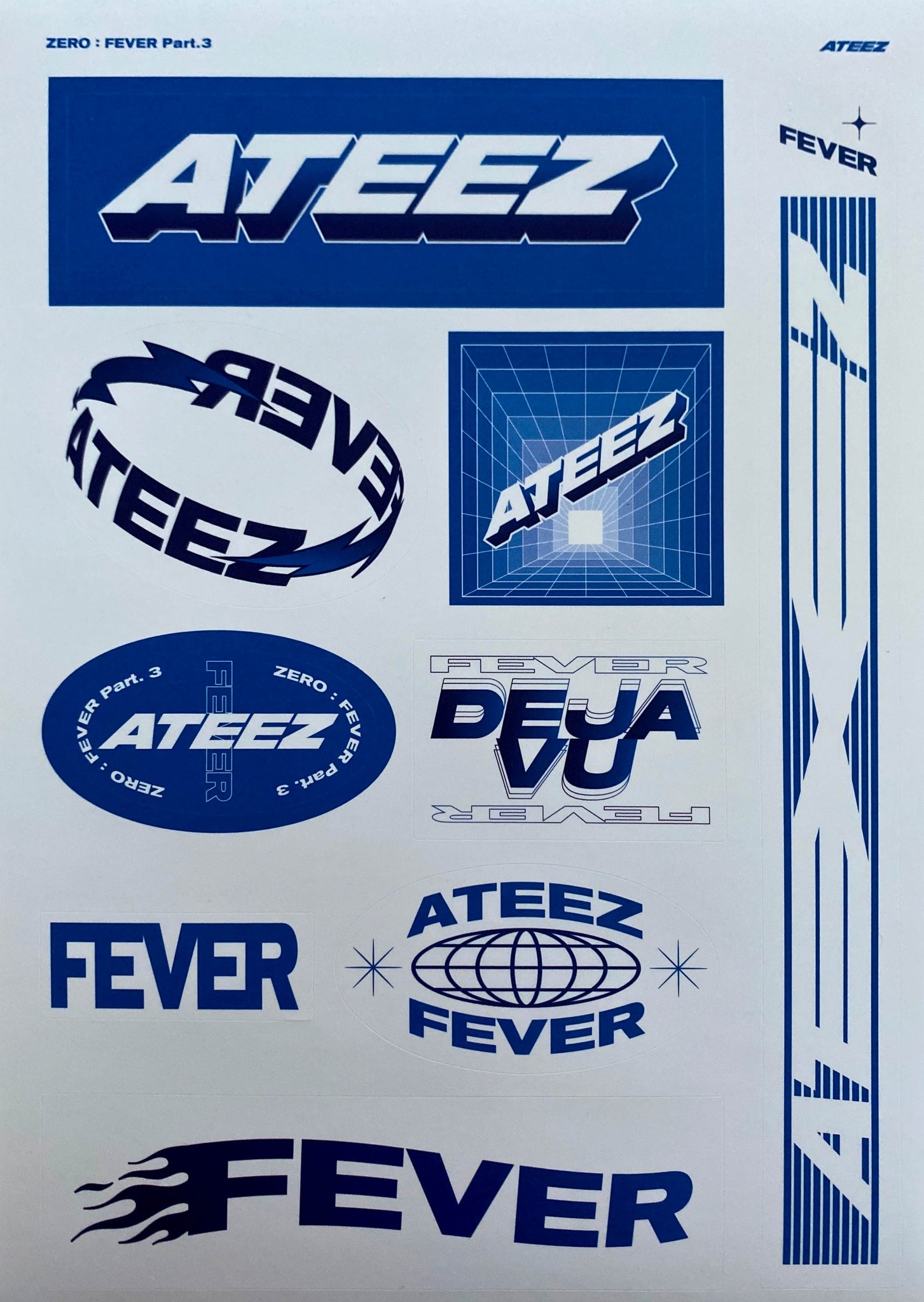 Ateez core sticker sheets – Kawineko