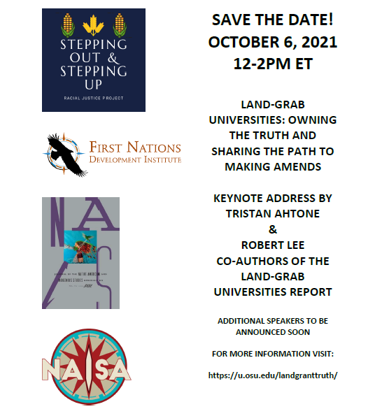 StephenMGavazzi's tweet photo. Today is the day! At least 645 people will be listening to @Tahtone @Bobby_L33 @tweetastewart and other notable speakers during our Land Grab Universities Symposium to be broadcast virtually from 12-2pm. 

Still time to register: https://t.co/2kqlwdcaia https://t.co/xpkNiBY8xi