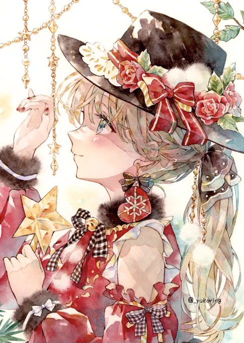 完成🎄オリジナル
#illustration #watercolour #透明水彩 