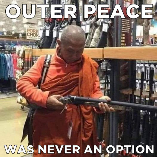InxplicablBacon's tweet photo. Outer #peaceWasNeverAnOption.
#monk #shotgun #gunStore https://t.co/3Y3yVIE9Md