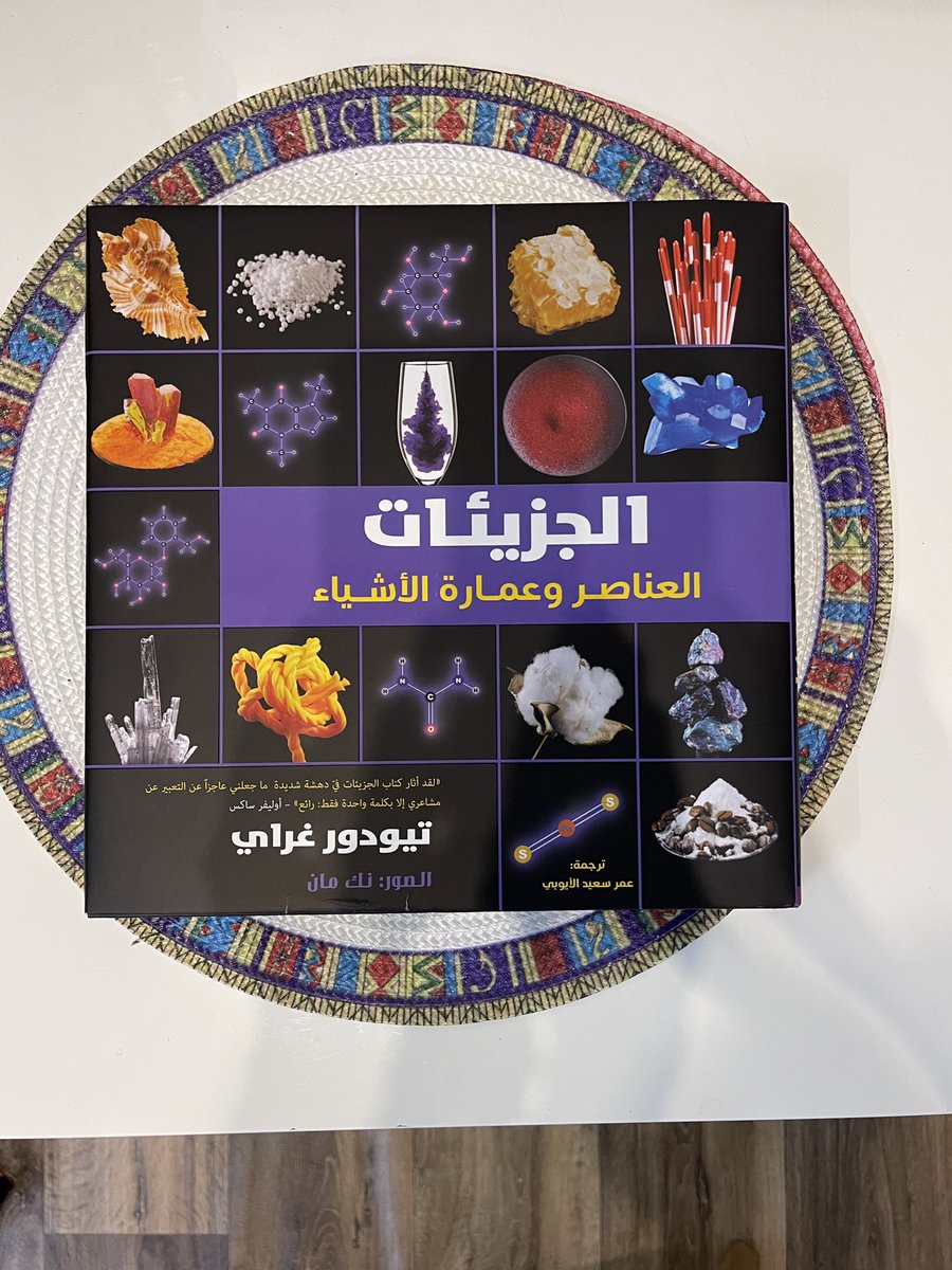 HudaSalemBlog's tweet photo. ١٠-كتاب الجزيئات - تيودور غراي

كل #كيميائي تدور في عقله بعض الأسئلة التي لايصرح عنها عندما يقرأ على بعض المنتجات كلمة "عضوي" فهل العضوي حي أم ميت؟ 

وأيضا عندما يُقال طبيعي لا صناعي، فهل الطبيعي خالي من المواد الكيميائية؟ من يؤدي وظيفة أفضل نحن أم الطبيعة؟

وأكثر في هذا الكتاب. https://t.co/aYk5vNZwQC