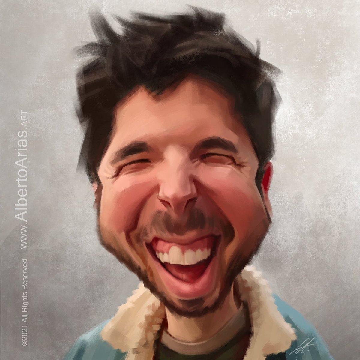 AlbertoAriasART's tweet photo. Willyrex #caricature  

@WillyrexYT  #Willyrex #ArtistOnTwitter https://t.co/vYm6DMBWi3