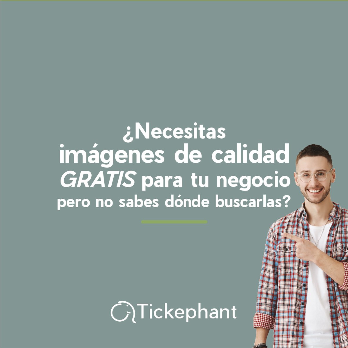 Tickephant's tweet photo. ¿Necesitas imágenes📸 de calidad para tu negocio pero no sabes dónde buscarlas?

 Hoy os enseñamos 3 bancos de imágenes🖥 donde puedes coger las fotos que más te gusten 👉🏻#Pixabay, #Freepic y #Pexels
#fotos #imagenes #bancodeimagenes #onlinemarketing #online #marketing #digital https://t.co/c2LOyrS0Zx