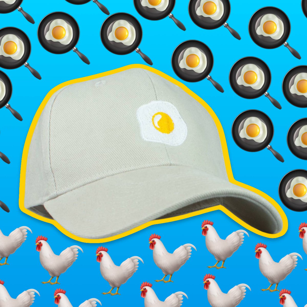 🍳 Fried Egg Baseball Cap 🍳
 .
🛍 SHOP ONLINE AT: 🛍
.
hattyhats.com
etsy.com/shop/HattyHats…
 .
☝️☝️ link in bio ☝️☝️
.
.
.
.
.
#fullenglishbreakfast #egghunt #eggsalad #baconandeggs #omelette #eggsandwich #eggsforbreakfastcompany #poachedeggs #eggsforbreakfast🍳