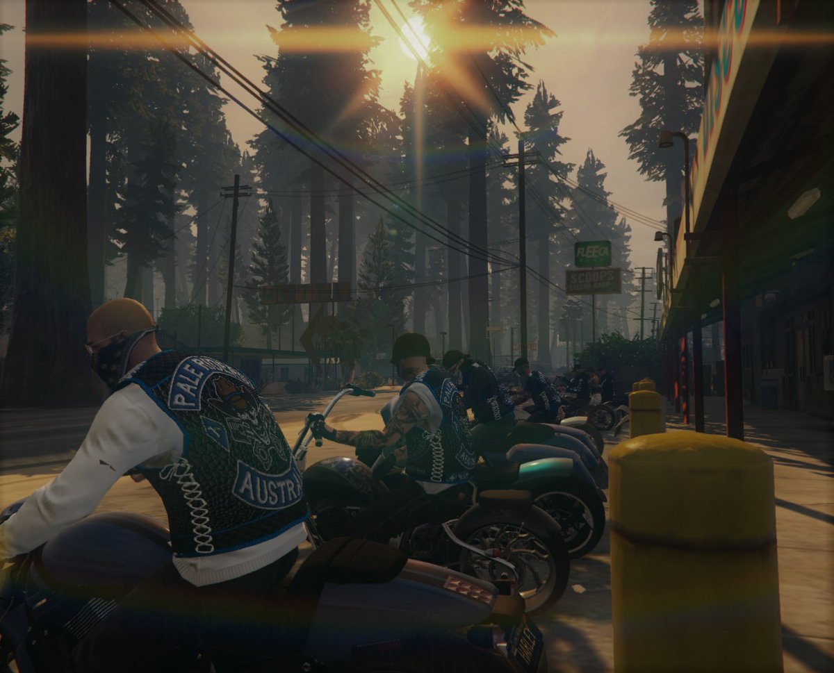 HHellfis's tweet photo. Sydney chapter is strong as fuck! #GTAV #GTARP #FiveM #Outlaw #Motorcycleclub #GTABiker #SupportSmallStreamers #twitchstreamer #JimmyWilson #PRMC #PaleRidersMC #paleontop #worldwide #NerveRP https://t.co/dfJzt21N17