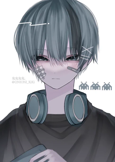 #イラスト
ゲーマー男子👾💙 