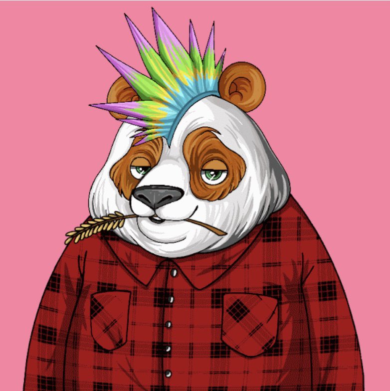Seap1199's tweet photo. I just bought this awesome @WannaPandaNFT it’s SSR 646 Rank and I love it 🔥, first NFT 🐼 bought for my company #Ferrexpress https://t.co/6UocXBkvfI