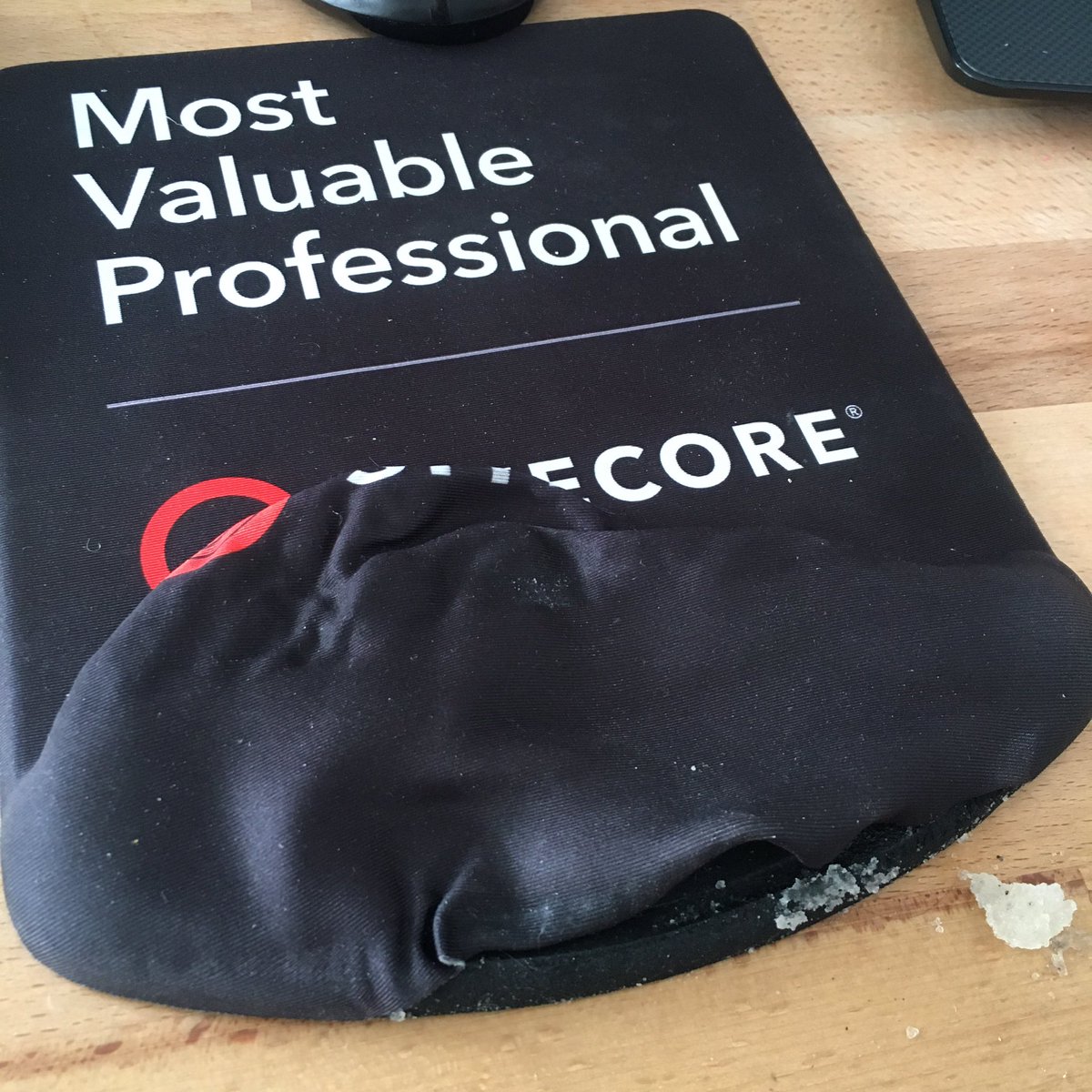 Time to retire the Sitecore mouse mat, it seems to have spilled its sticky guts all over my desk 😌