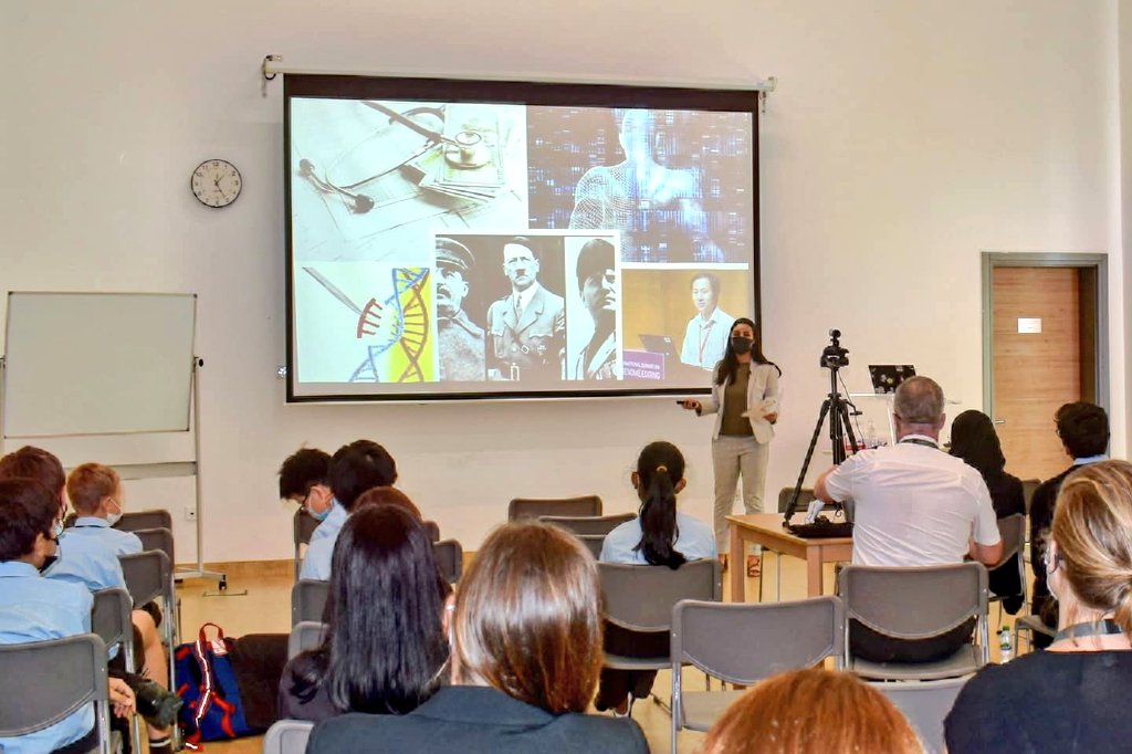 NLCSDubai's tweet photo. Last week saw our first student delivery of a #NicholsonLecture . Layla enthralled the audience on the topic of human #geneticengineering and it’s positive and negative consequences.
Well done Layla!
#NLCSDubai #enrichment #ambitiouseducation https://t.co/XypRtKbO3B