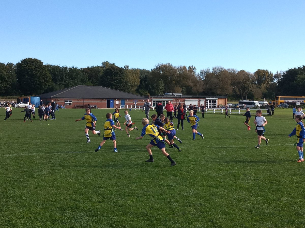 TraffordSSP's tweet photo. SSP TAG Rugby Excel and School Games Values comps today @TraffordMv with leaders from @BTHCCPE Some great rugby on show @YourSchoolGames https://t.co/v9CwyPs5Oa