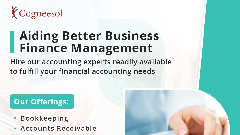 Every entity that deals with money and pays #taxes needs accounting services for maintaining proper records of their business. <a href="/Cogneesol/">Cogneesol</a> provides an array of #accountingservices to businesses &amp; CPA firms worldwide. If you are looking for the same, visit: bit.ly/3Ai6dwe