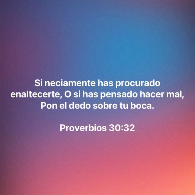 Versículo del día

Proverbios 30:32

#VersiculoDelDia
#Biblia 
#Bible 
#BibleVerses 
#FraseDelDia 
#frases 
#Versículo 
#Versiculo 
#Devocional  bible.com/bible/149/pro.…