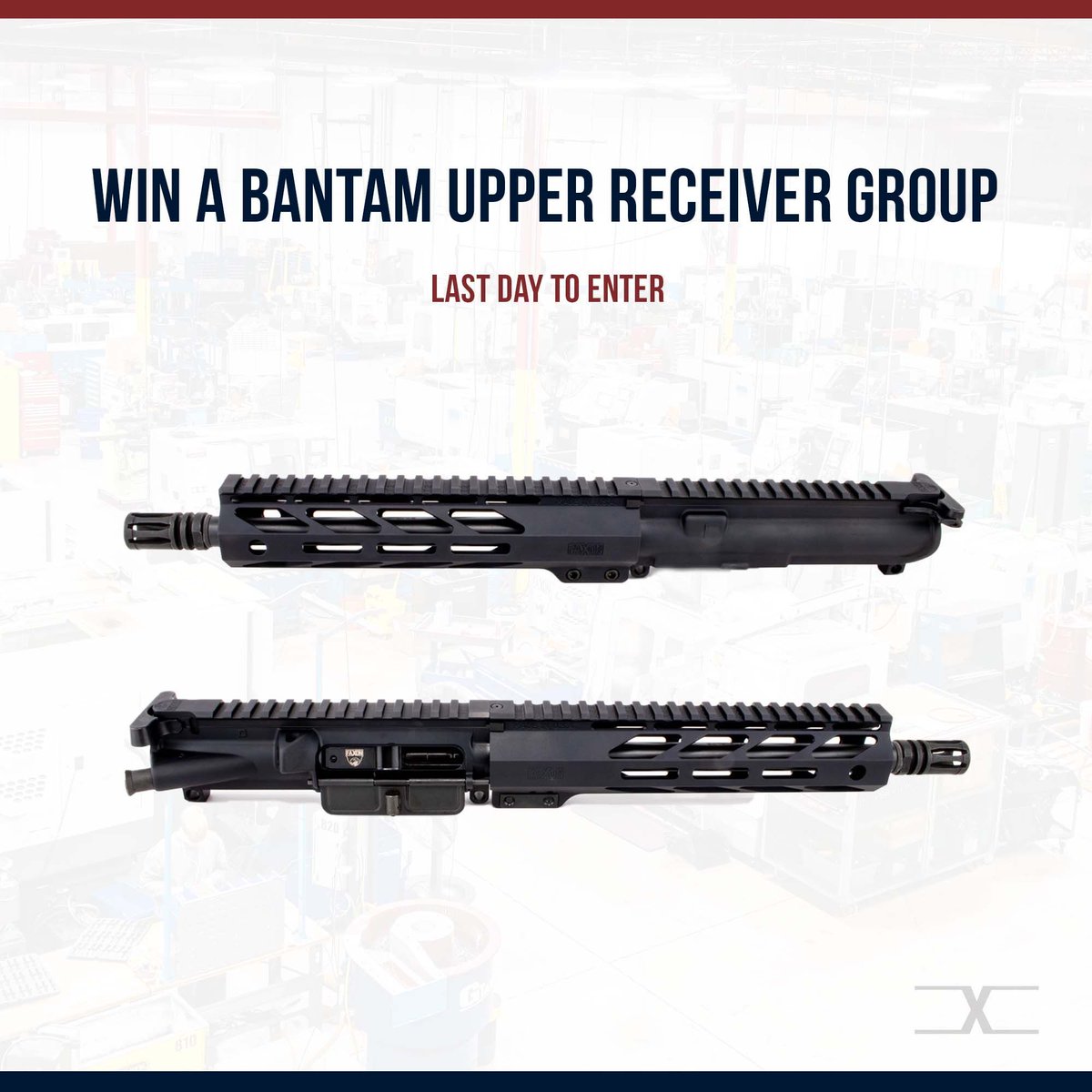 Faxon_Firearms's tweet photo. Don't forget, today is your last day to enter to win one of our 9mm Bantam Upper Receiver Groups! Winner drawn tomorrow!
Enter at the link: https://t.co/ycidlOlpvC
.
.
.
#faxonfirearms #faxon #firearms #upperreceiver #gunbuild #gunsdaily https://t.co/HfRlzqOWsg